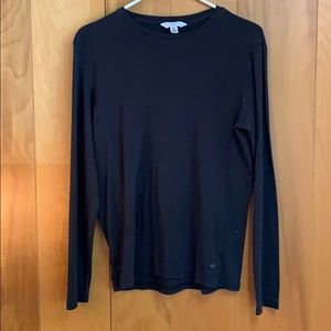 Calvin Klein Long Sleeve Black T-Shirt